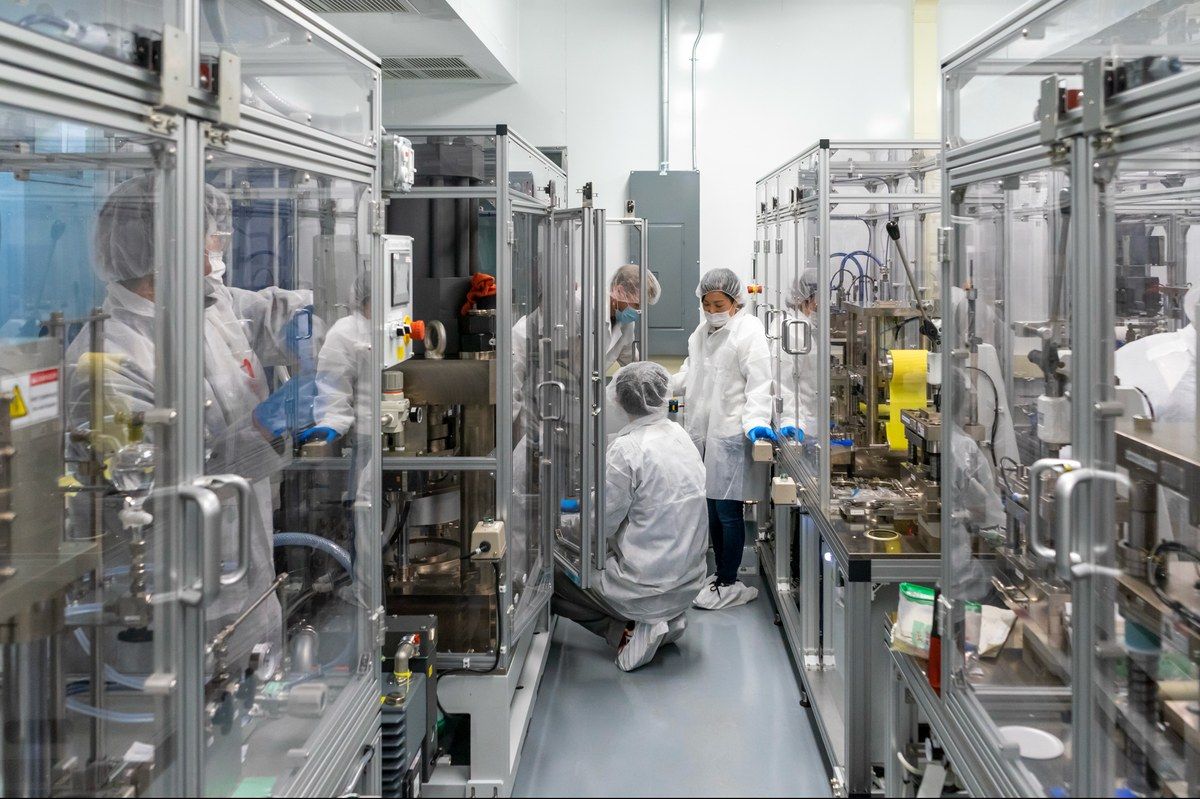 PolyPlus semi-automated pilot manufacturing line in Berkeley, CA